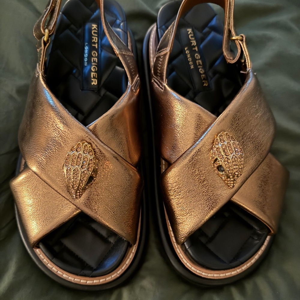 Kurt Geiger Orson Cross Strap Sandals